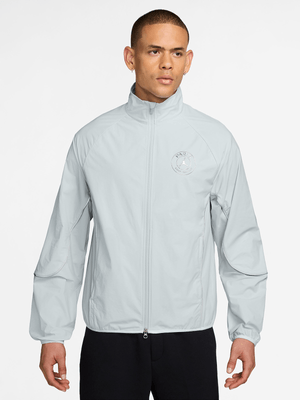 Nike Mens Paris Saint-Germain Dri-Fit Jordan Anthem Platinum Jacket