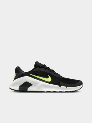 Nike Mens Flex Train Black/Volt Training Shoes