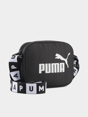 Puma Unisex Black Crossbody Bag