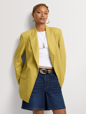 Relaxed Linen-blend Blazer