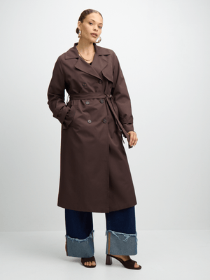 Jet Women's Brown Trench