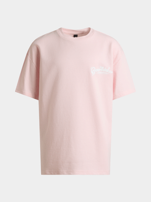 Jet Teen Boys Fleece Pink T-shirt