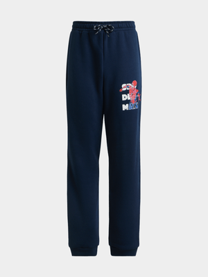 Jet Older Boys Spiderman Navy Jogger
