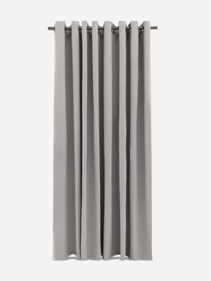 Volpes Blockout Silver Eyelet Unlined Curtain