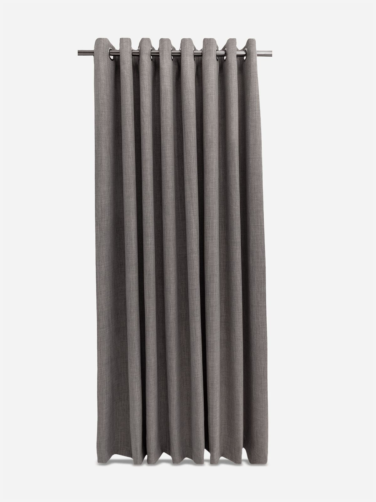 Volpes Medea Blockout Grey Eyelet Lined Curtain