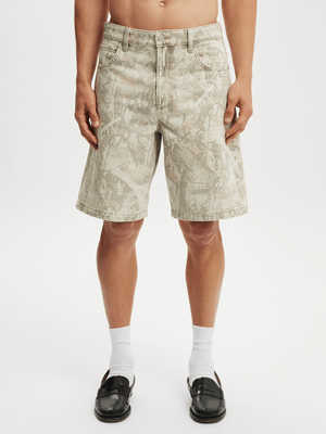 Men's Cotton On Camo Baggy Denim Shorts