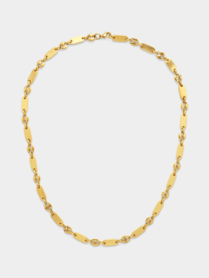 Tempo Jewellery Gold Plated G-Link Bar Chain