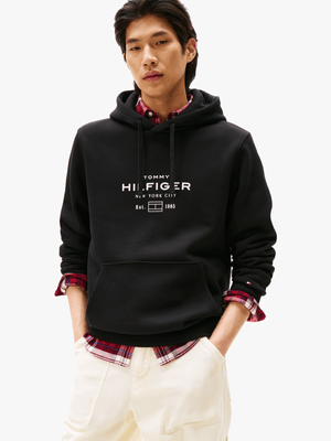 Men's Tommy Hilfiger Black Oval Graphic Hoodie