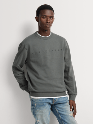 Relay Jeans Men's Basic Scattered Sage Sweatshirt