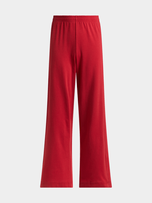 Girls Cotton Wide Leg Pants