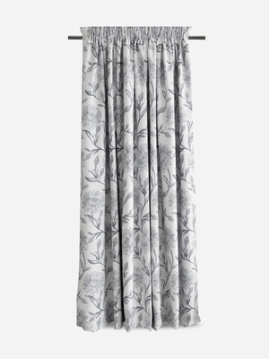 Volpes Aster Grey Taped Lined Curtain