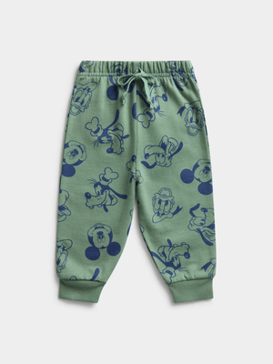 Jet Toddler Boys Green Mickey And Friends Active Bottom