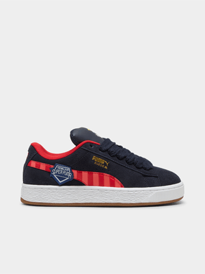Puma Junior Suede XL Super Navy/Red Sneaker