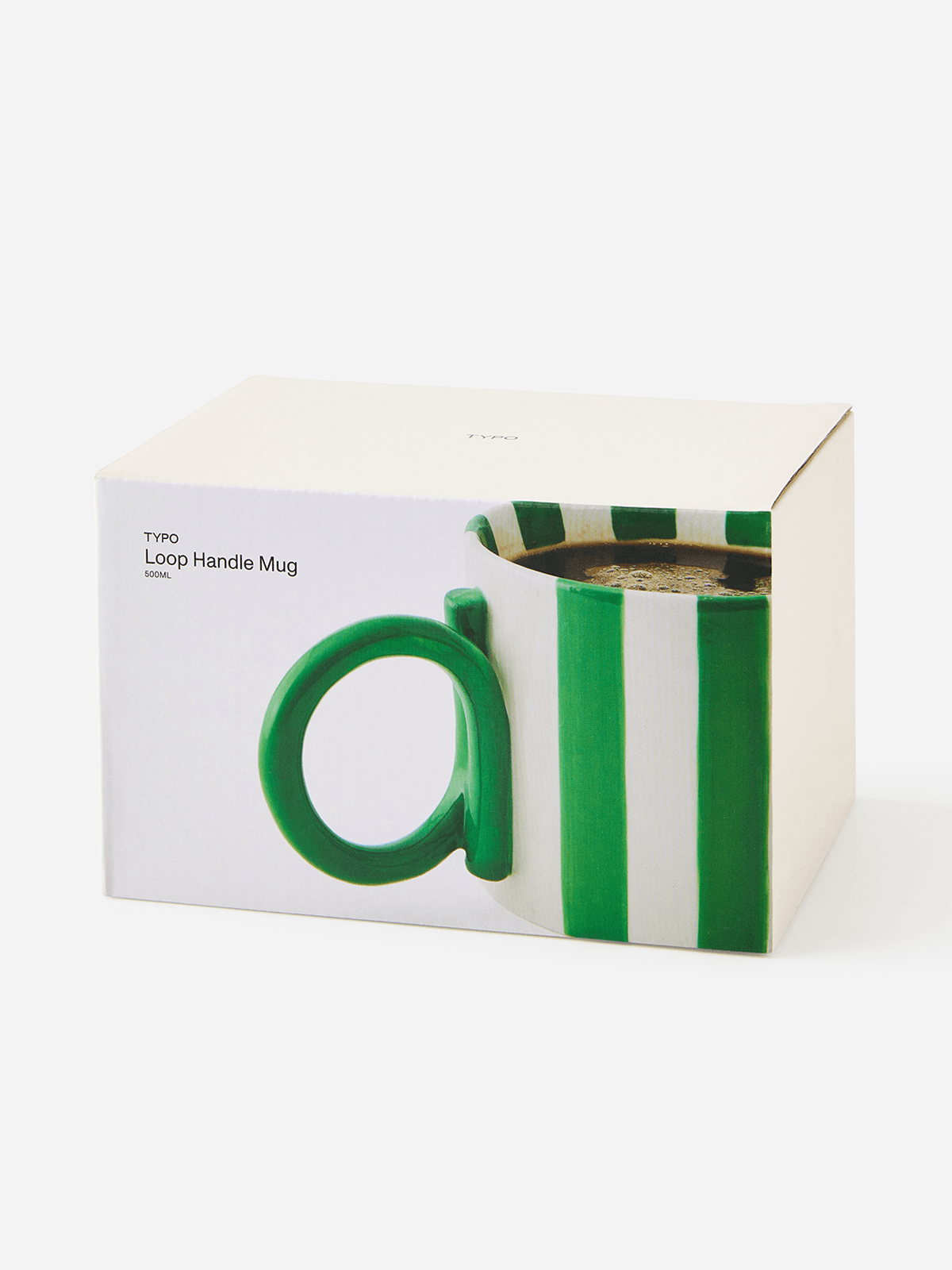 TYPO Green Loop Handle Mug | Bash