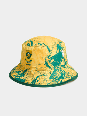 Macron Proteas T20 Reversible Yellow Bucket Hat