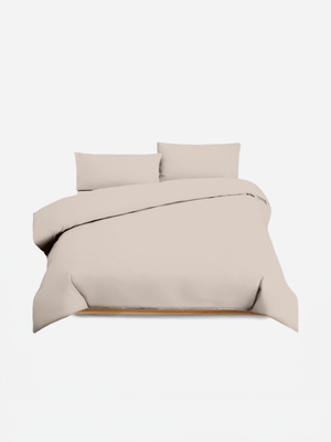 Volpes Cotton 200tc Natural Duvet Cover Set