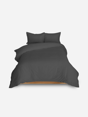 Volpes Egyptian Cotton 800tc Oxford Granite Duvet Cover Set