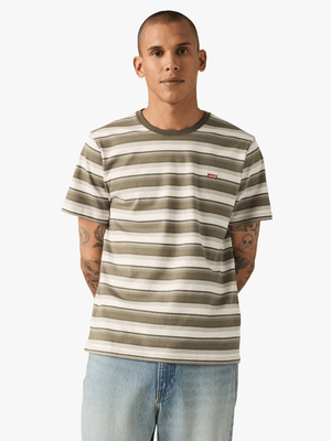 Men's Levi's Natural  Jen Stripe Maitake T-Shirt