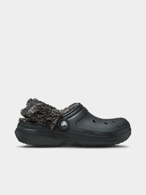 Crocs Classic Fleece Lined Black Clog