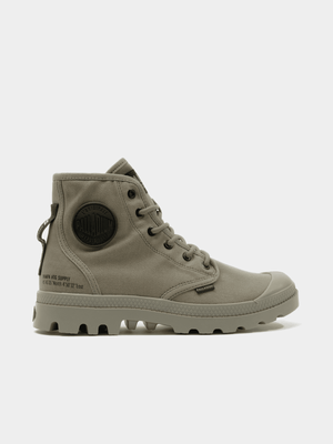 Women's Palladium Green Pampa Hi Htg Supply Boots