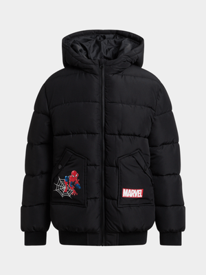 Jet Younger Boys Spiderman Puffer Jacket