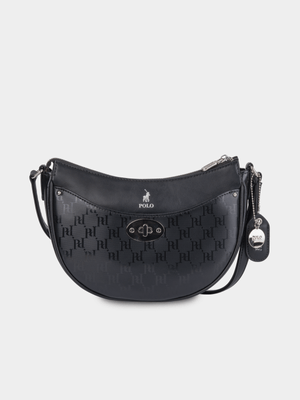 Women's Polo Black  Rockford Moon Sling Bag