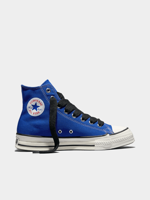 Converse Men's CTAS Throwback Mid Blue Sneaker