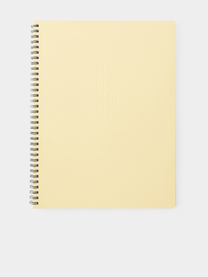 TYPO Yellow A4 Spiral Lined Notebook