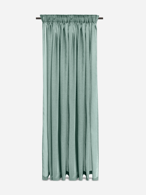 Volpes Mystical Voile Sage Taped Unlined Curtain