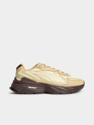 Puma Men's Fade Nitro Ripstop Sand-Dune/Brown Sneaker