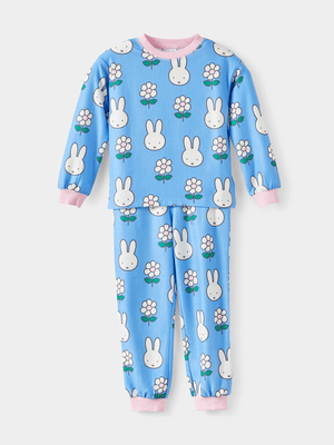 Cotton On Kids Blue Miffy Snoozesoft Long Sleeve Pj Set