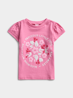 Jet Toddler Girl Pink Little Joys T-shirt