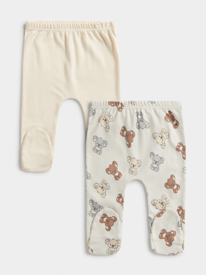 Jet Baby Unisex Koala Multi AOP 2 Pack Bottoms