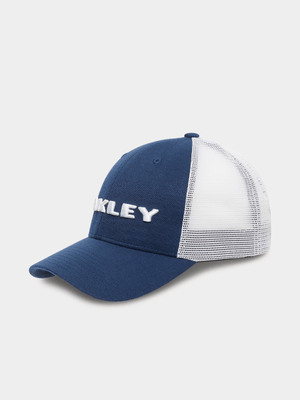 Men's Oakley Blue Heather New Era Bark Logo Cap