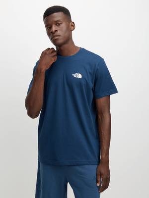 The North Face Mens Simple Dome Navy Tee