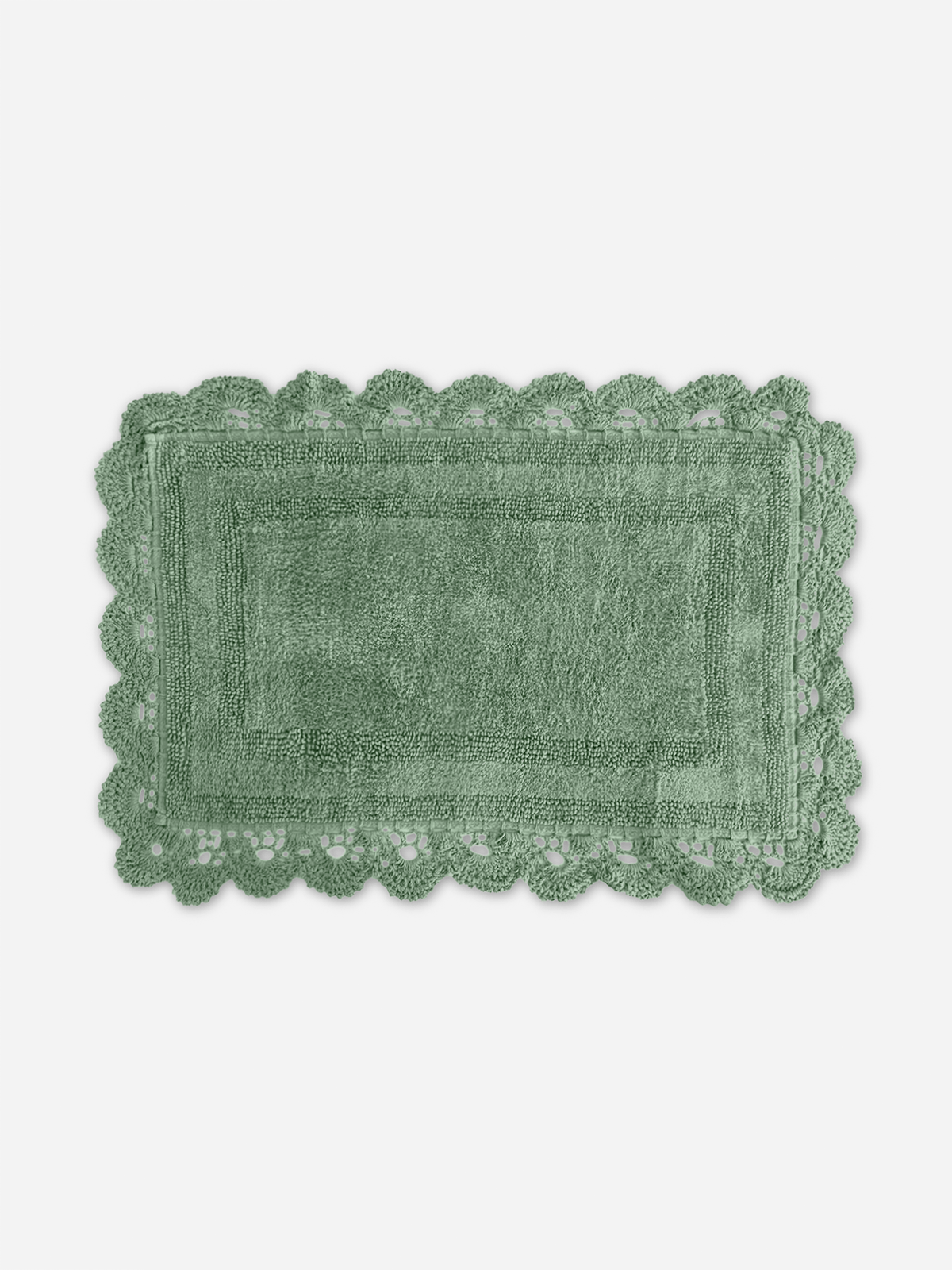 Volpes Crochet Sage Bath Rug | Bash