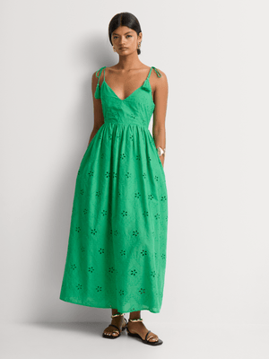 V-Neck Anglaise Sundress