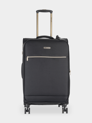 Cellini Black Rapido Hard Medium Trolley Case 79L