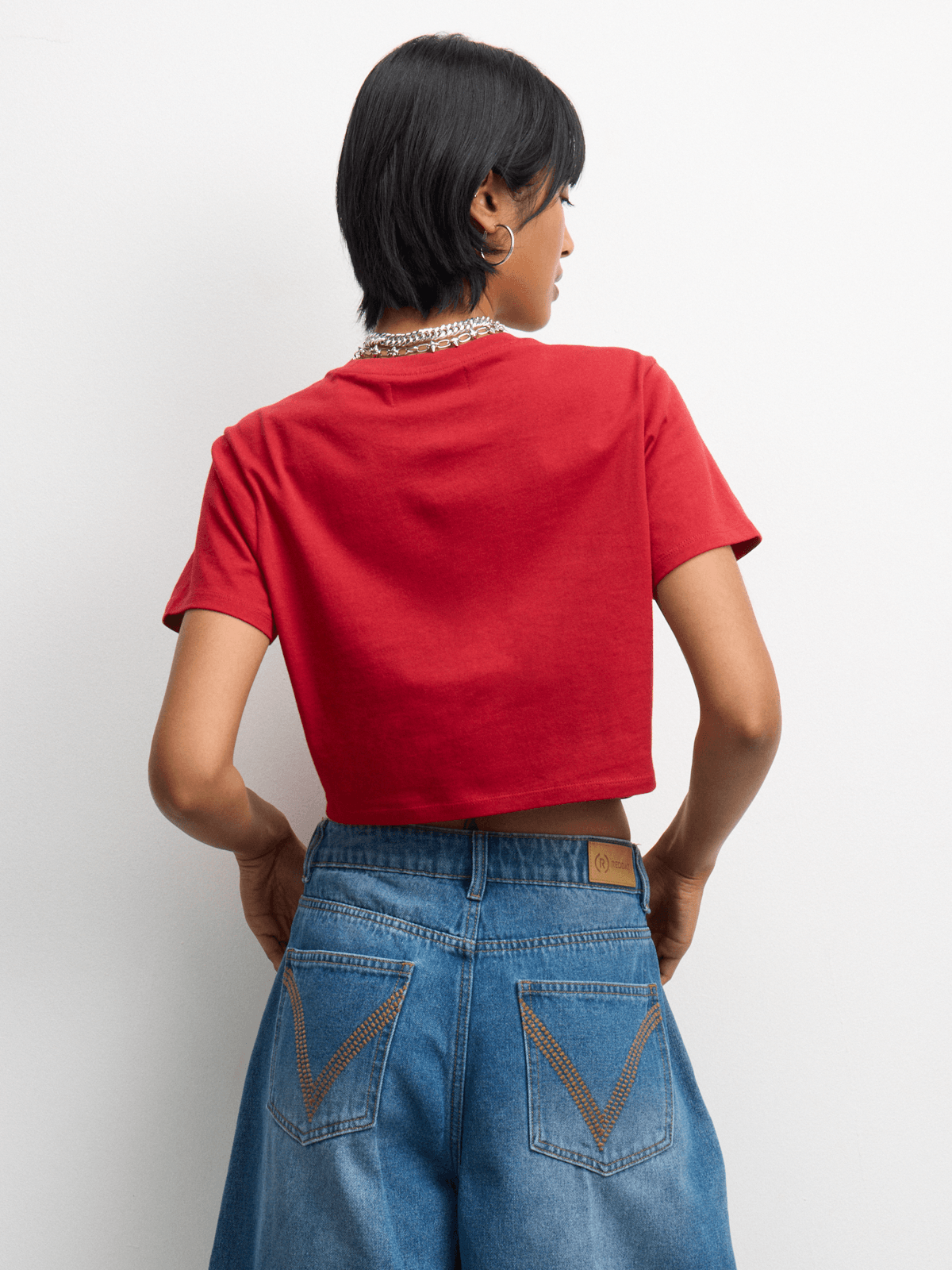 Redbat Classics Women's Core Red Crop Top | Bash
