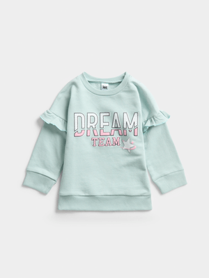 Jet Toddler Girl Turquoise Dream Team Active Top