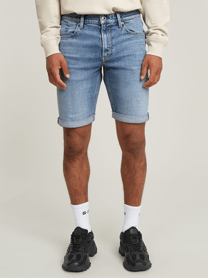 G-Star Men's Mosa Denim Faded Blue Shorts