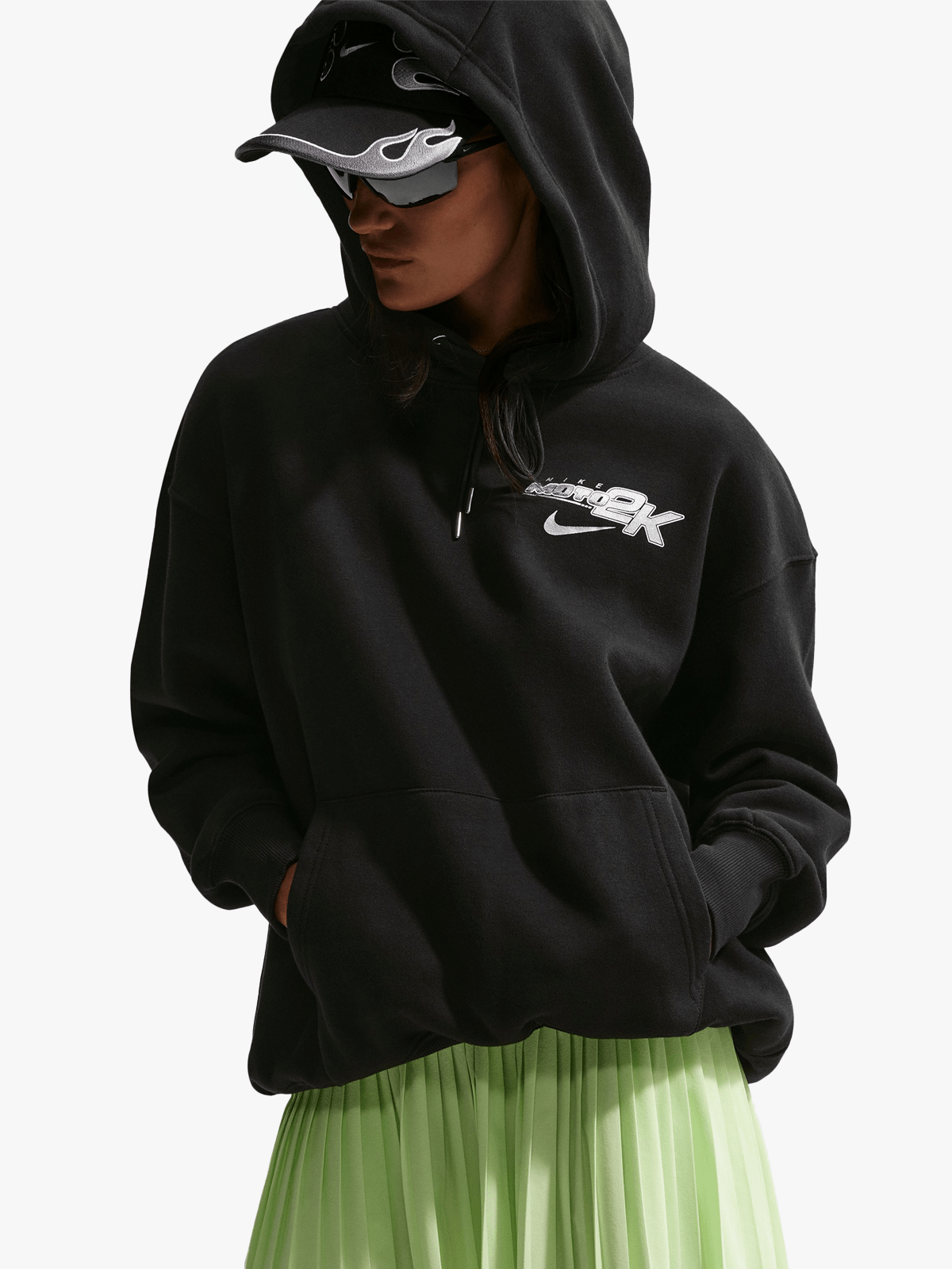 Nike Women's Nsw Amm Phoenix Fleece Oversized Pull Over Black