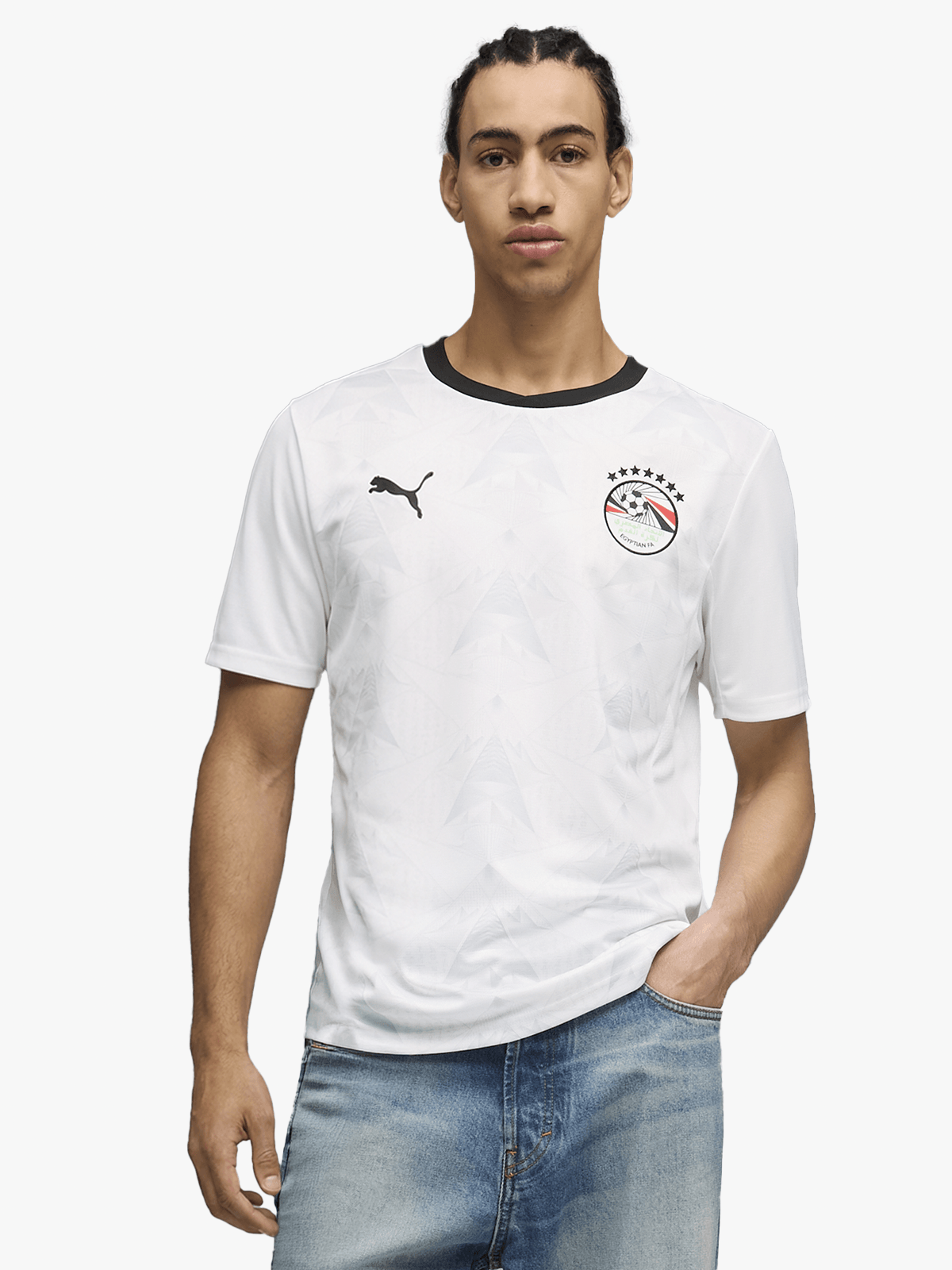 Puma Mens Egypt Away World Cup 26 White Stadium Jersey | Bash