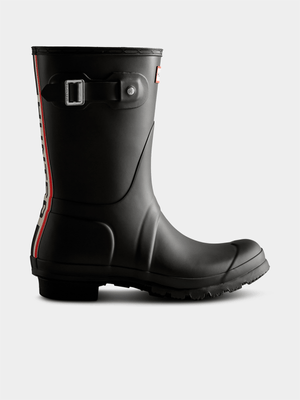 Women's Hunter Black Original Short Tri-Colour Logo Back