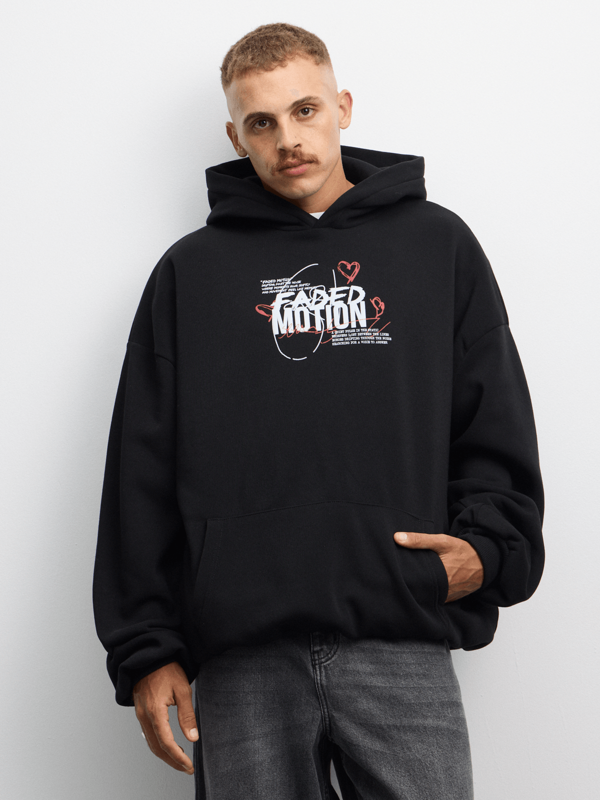 The FIX Men's Black Graffiti Hoody | Bash