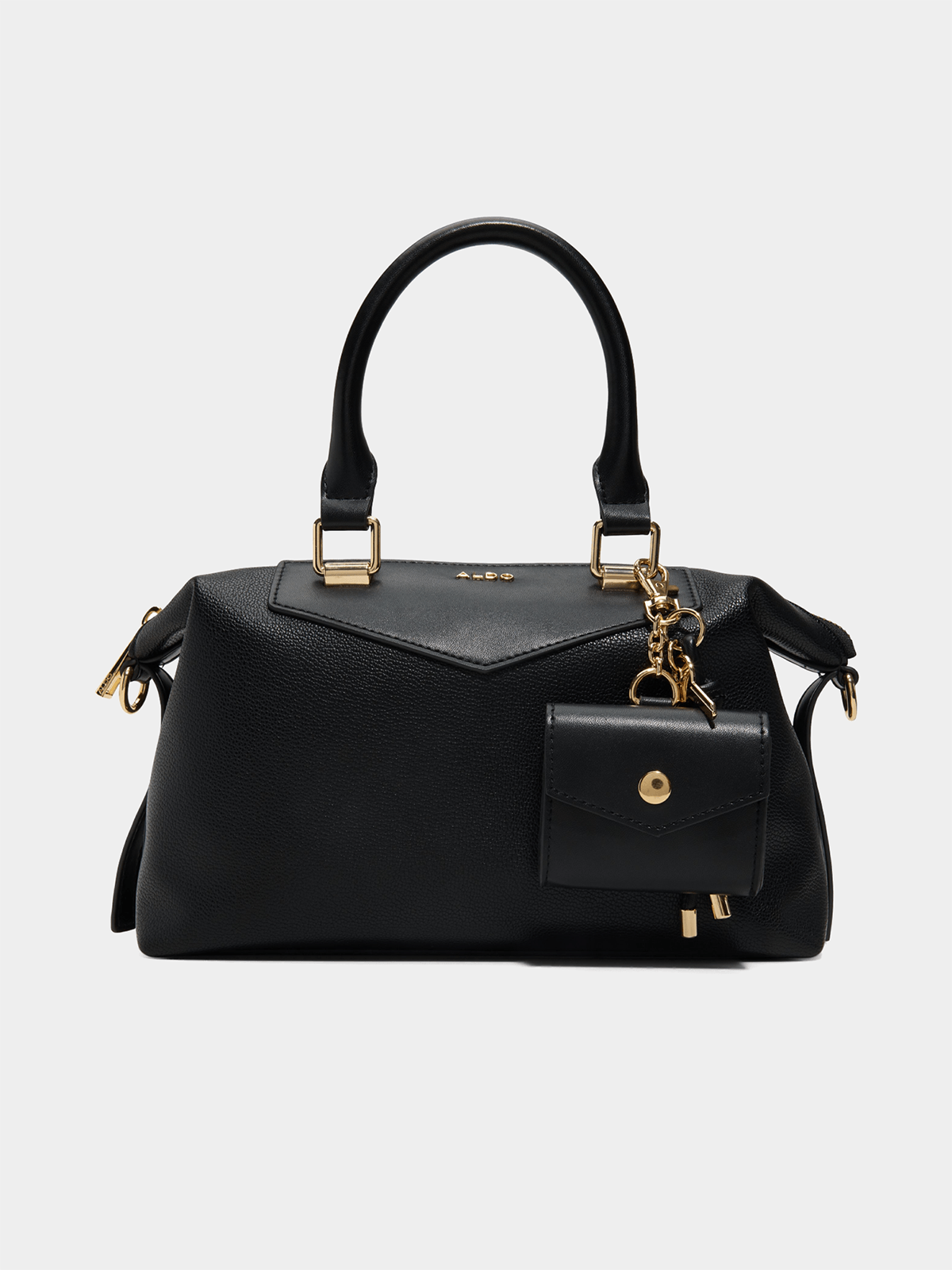 Women's Aldo Mellowbag Black Satchel Bag | Bash