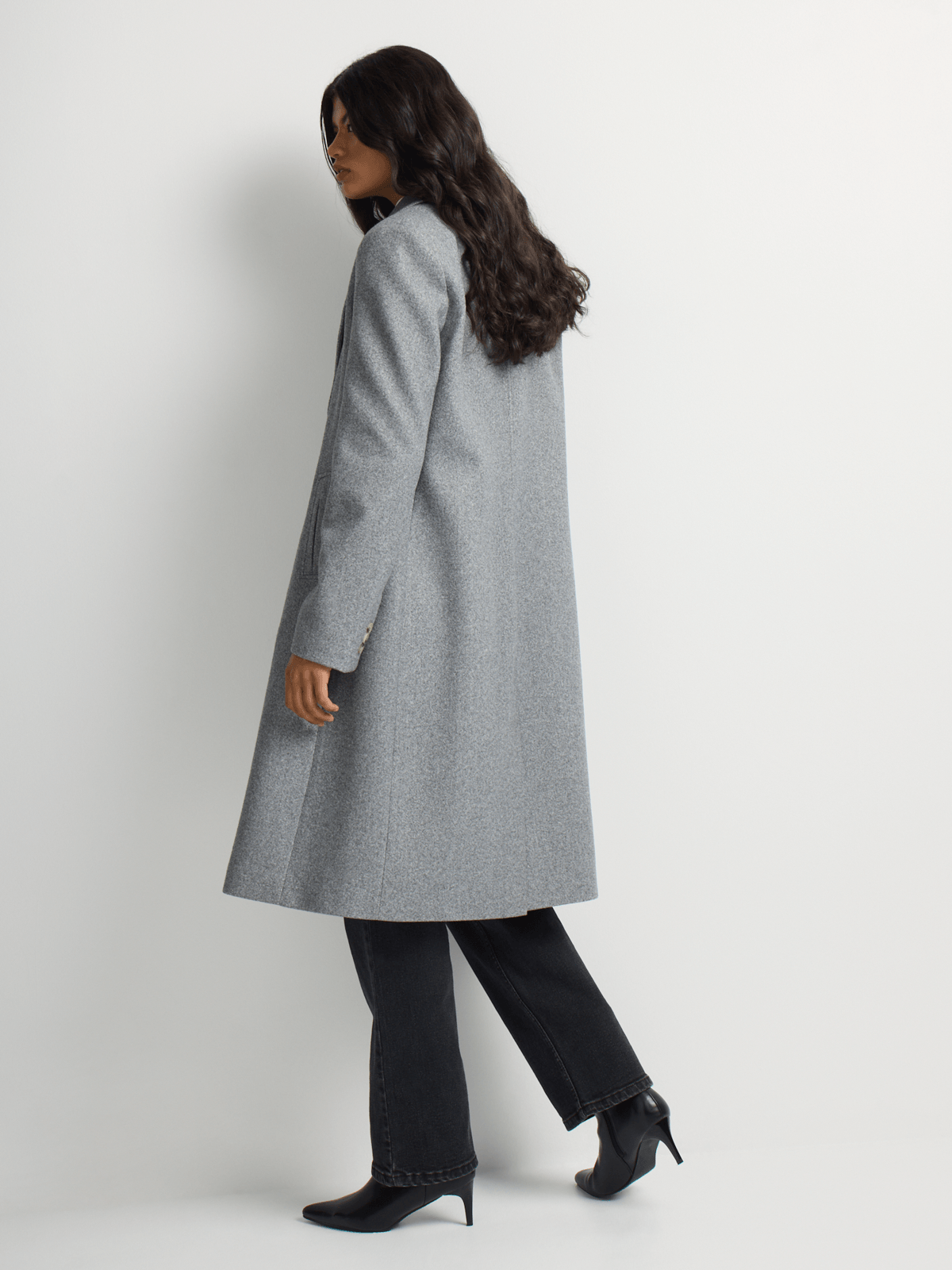 Lined Melton Coat | Bash
