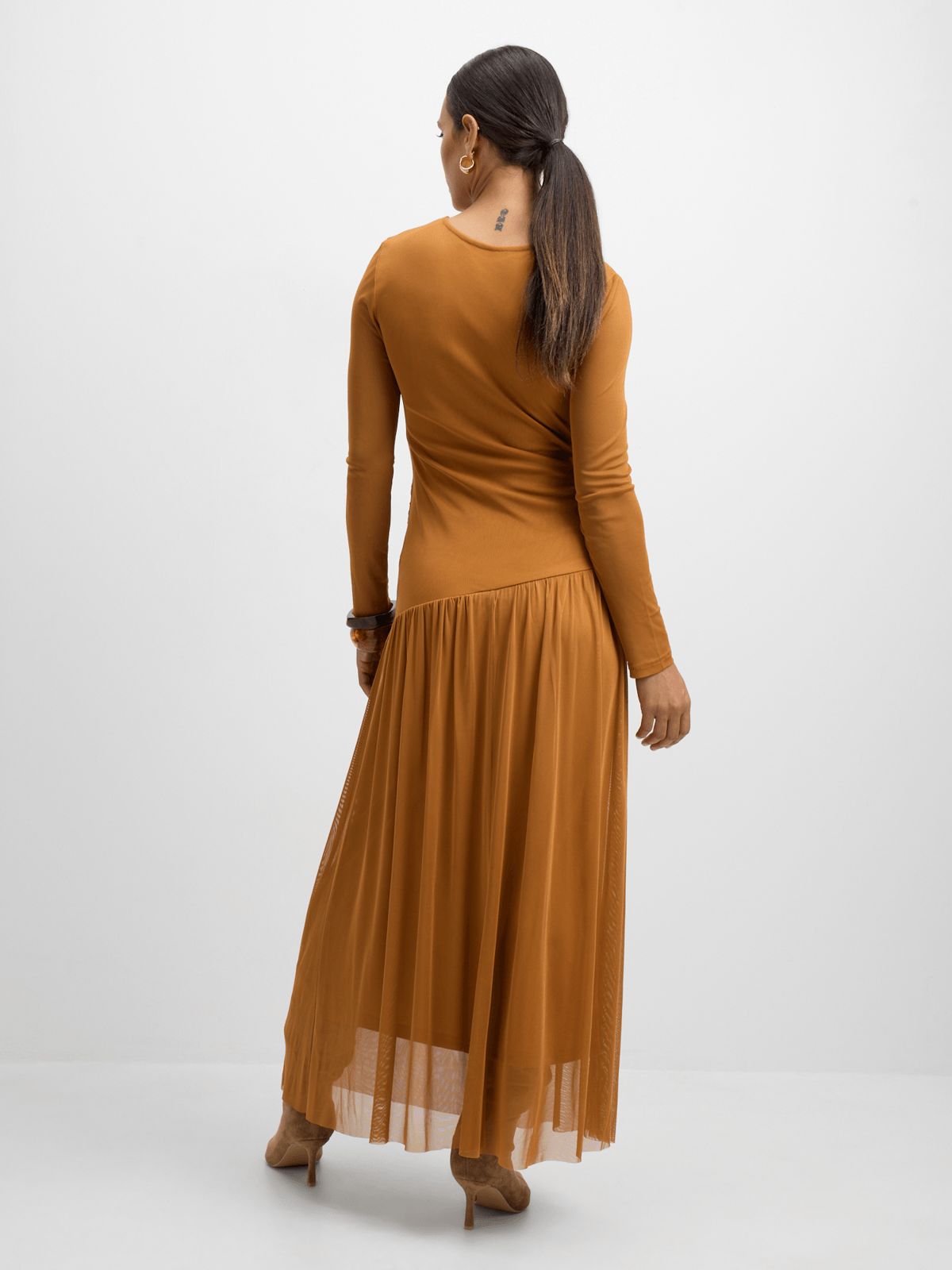 Exact Women's Yellow Drop Waist Dress | Bash