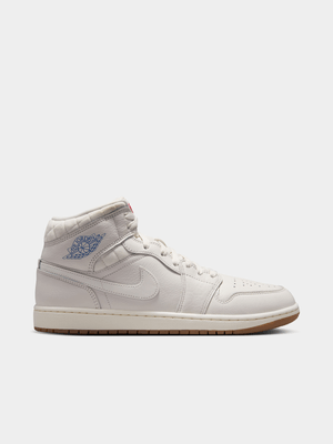 Jordan Men's 1 Mid Cream Sneaker