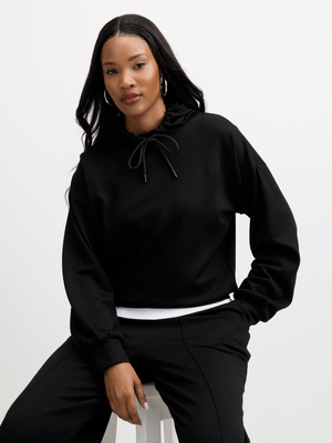 Jet Women's Black Scuba Hoodie